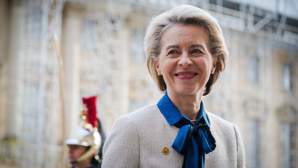 La presidenta de la Comisión Europea, Ursula von der Leyen