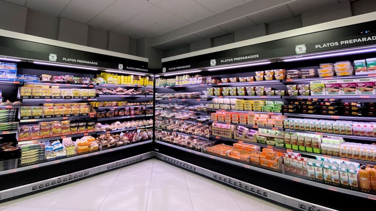 Interior de supermercado