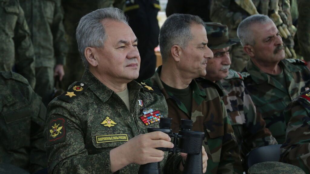 Sergey Shoygu en Siria.