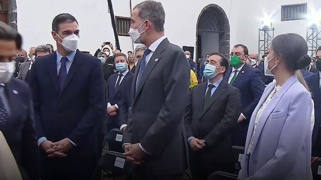 Los Reyes presiden el homenaje al pueblo de La Palma: "Sentimos un gran orgullo y admiración por vuestro coraje"