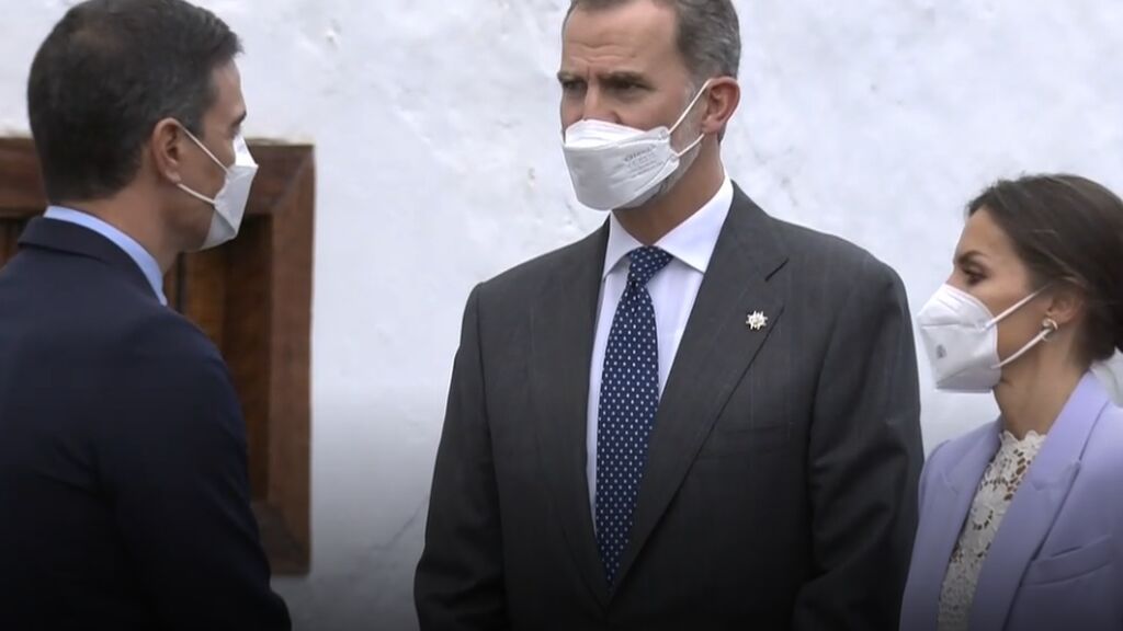 Los Reyes presiden el homenaje al pueblo de La Palma