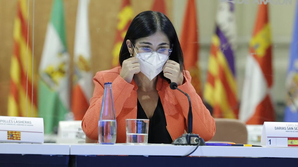 Darias sobre el fin de las mascarillas en interiores: llegará "más pronto que tarde" Darias sobre el fin de las mascarillas en interiores: llegará "más pronto que tarde"