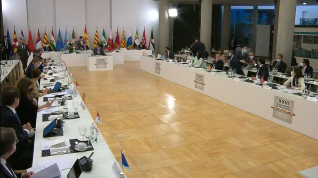 Arranca la Conferencia de Presidentes en La Palma con la presencia de Aragonès