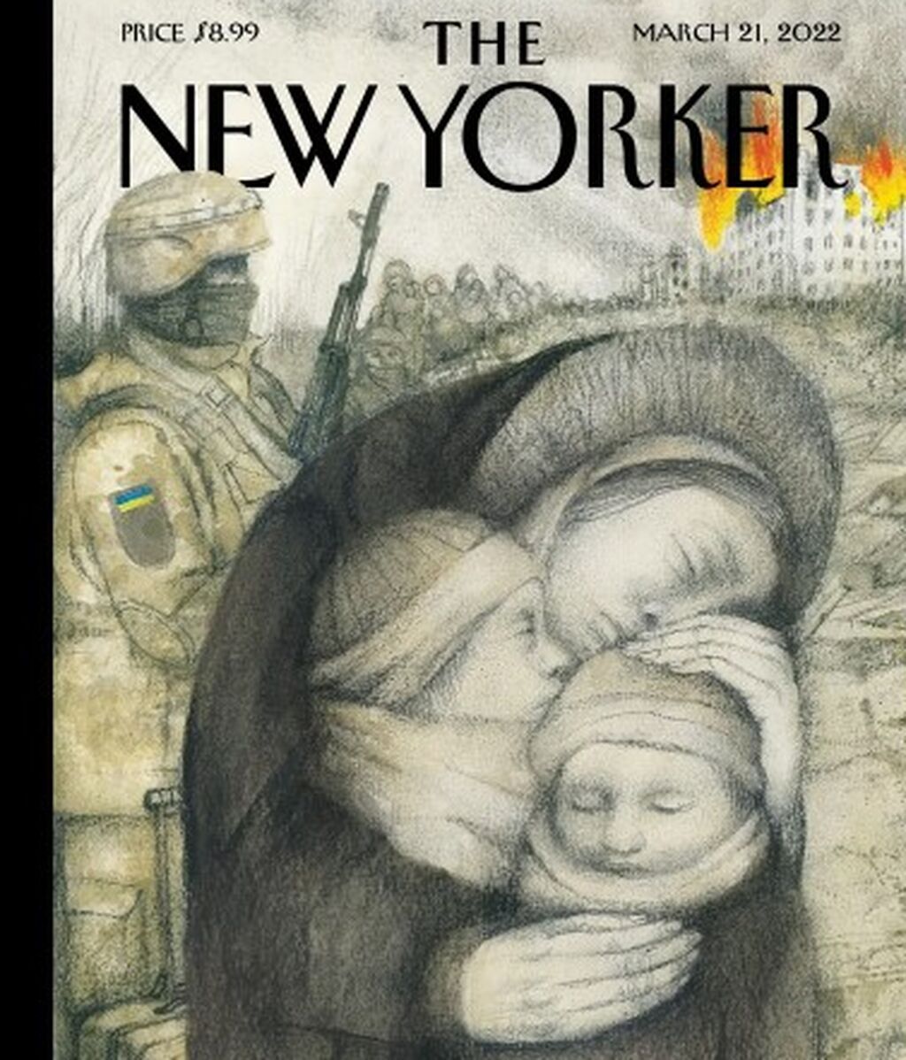 La valenciana Ana Juan ilustra la guerra de Ucrania en la portada de 