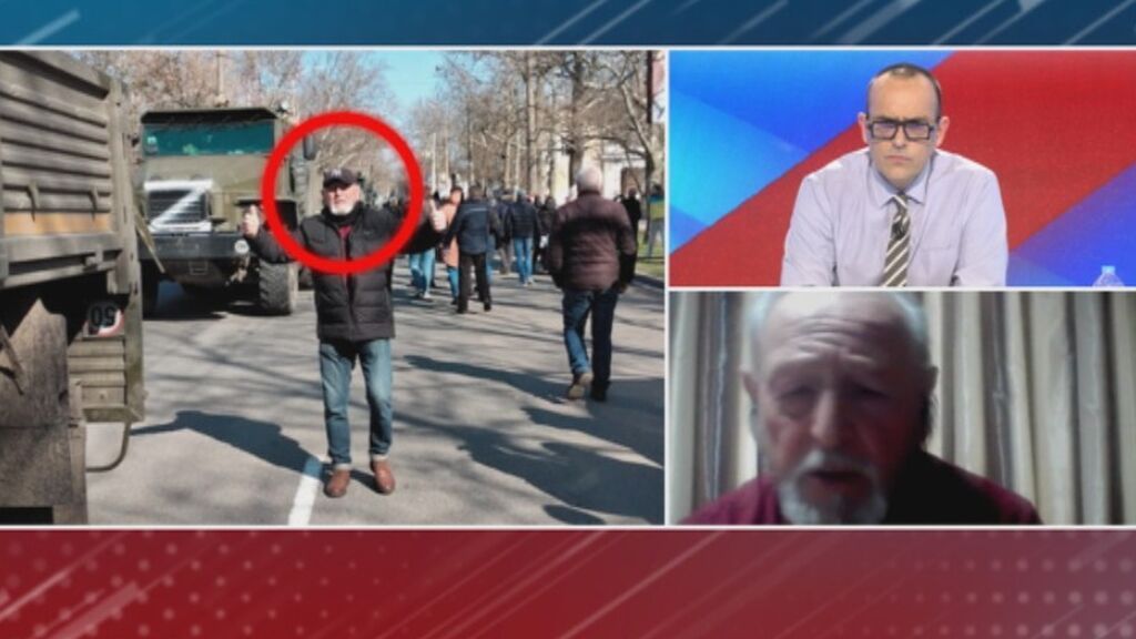 El español que encabeza las manifestaciones contra Rusia en Jersón