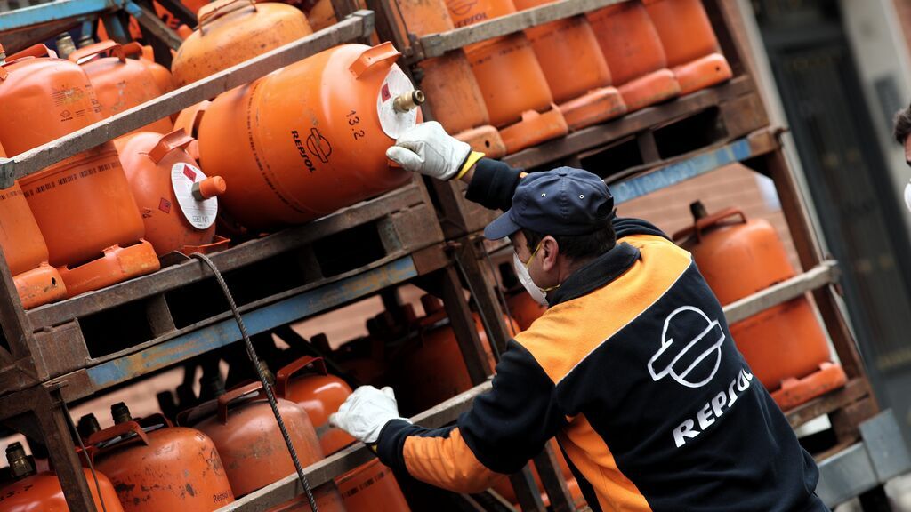 El precio de la bombona de butano sube un 4,96%, hasta los 18,63 euros