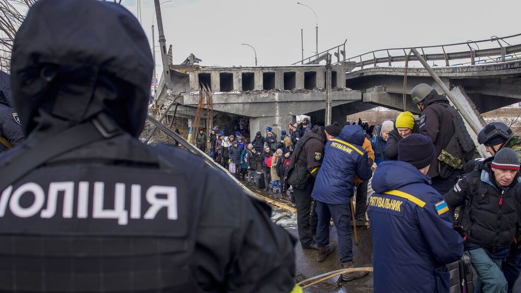 Al menos nueve muertos tras un bombardeo en una torre de televisión en la ciudad ucraniana de Antopil