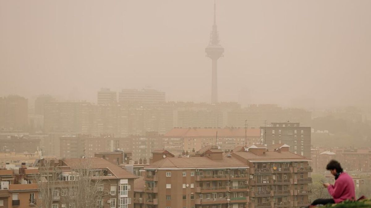La calima hace que España sea durante este martes el país más contaminado del mundo