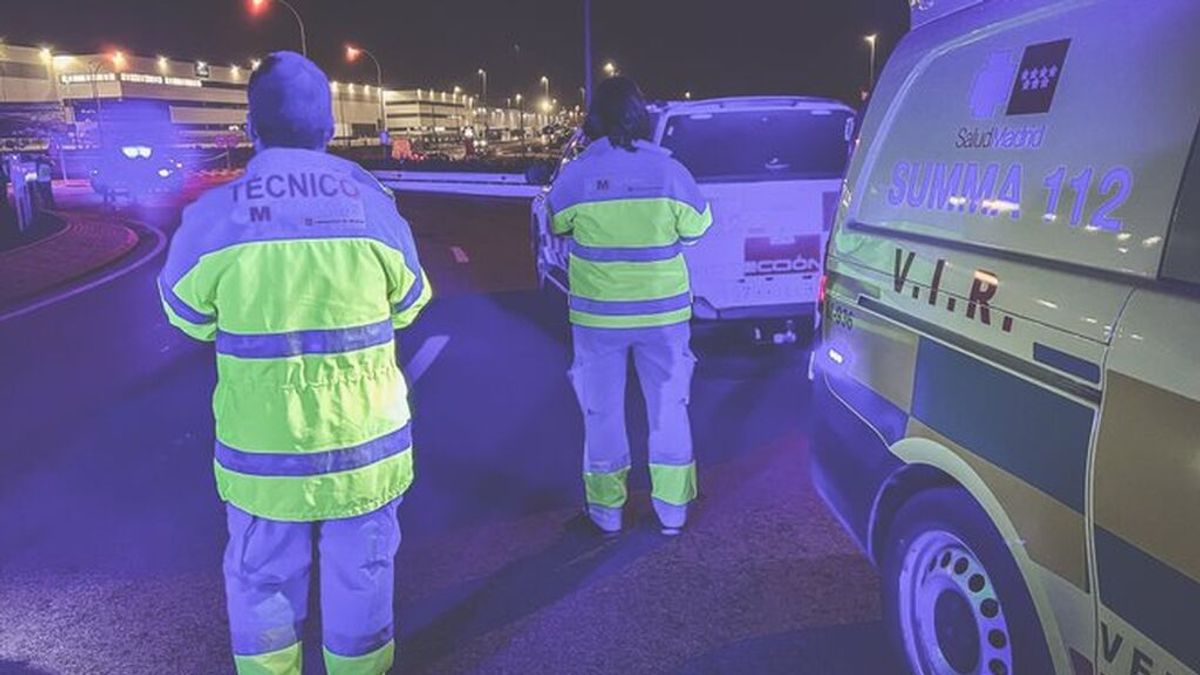 Un herido de bala al forcejear con un policía en un piquete de transportistas en Madrid Un herido de bala al forcejear con un policía en un piquete de transportistas en Madrid