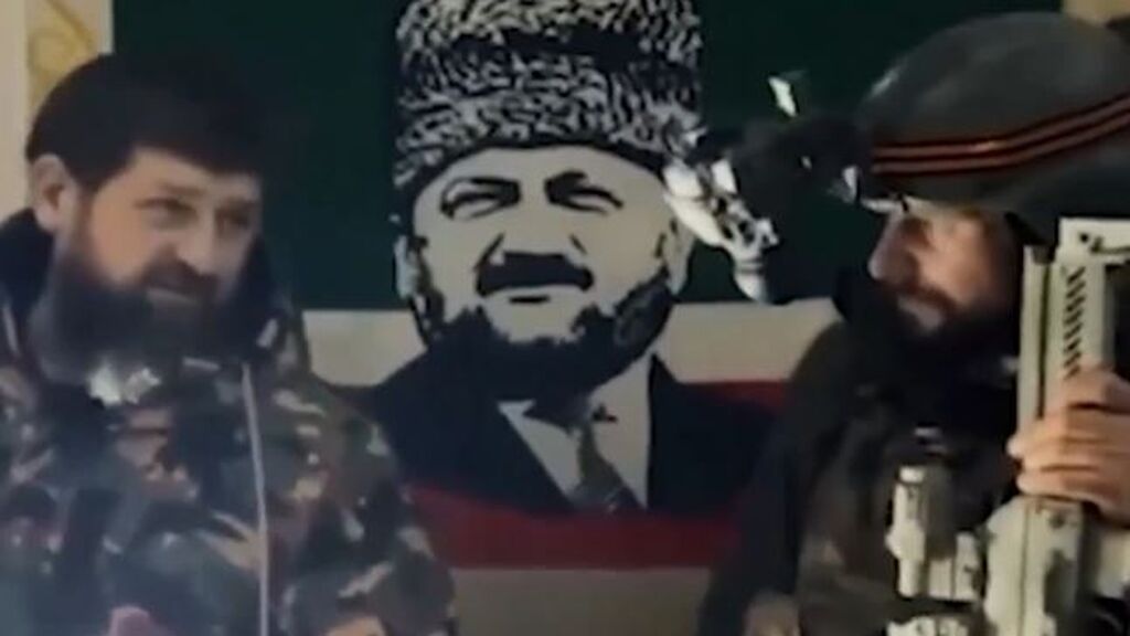 Ramzán Kadýrov, en el vídeo difundido donde asegura haber llegado a Kiev