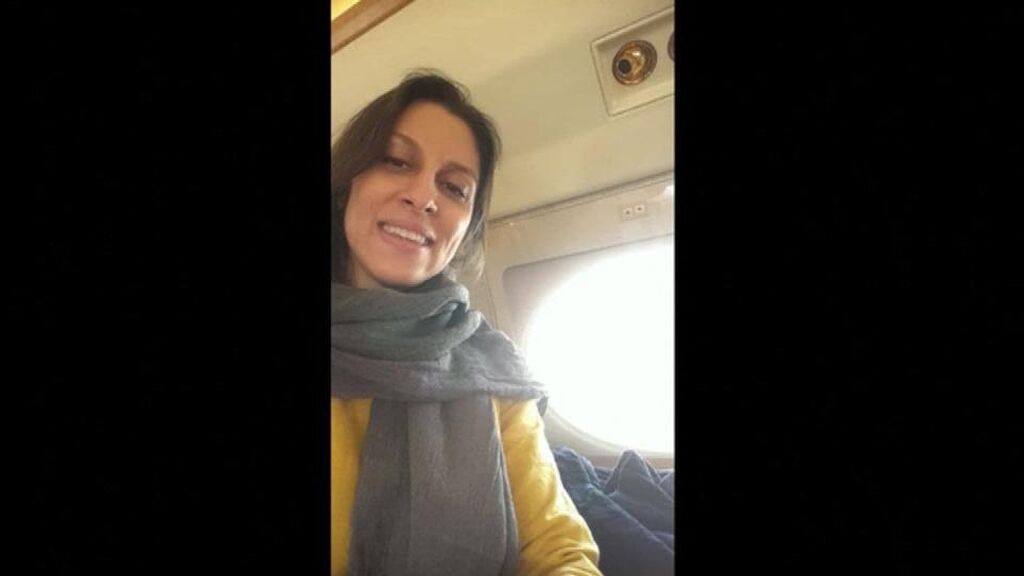 La activista británica Nazanin Zaghari-Ratcliffel, liberada después de 6 años en Irán