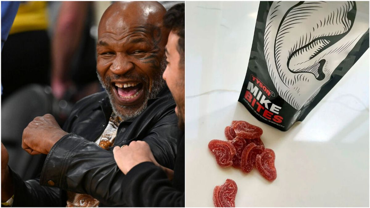 Mike Tyson saca a la venta gominolas de marihuana con forma de orejas mordidas