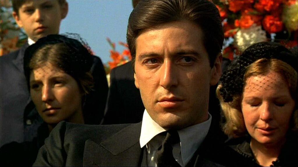 Al Pacino en su papel de Michael Corleone.