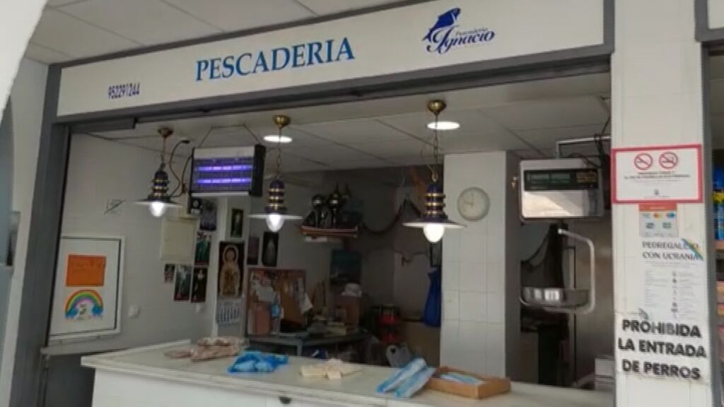 La pescadería de Ignacio en Málaga sin productos: "La primera vez que nos ocurre esto en 18 años"