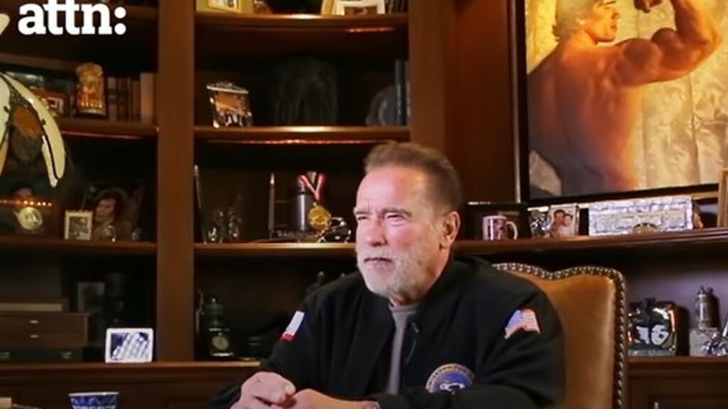 Arnold Schwarzenegger, en el vídeo