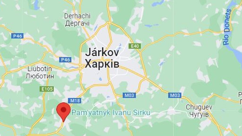 Localidad de Merefa, en la región de Járkov