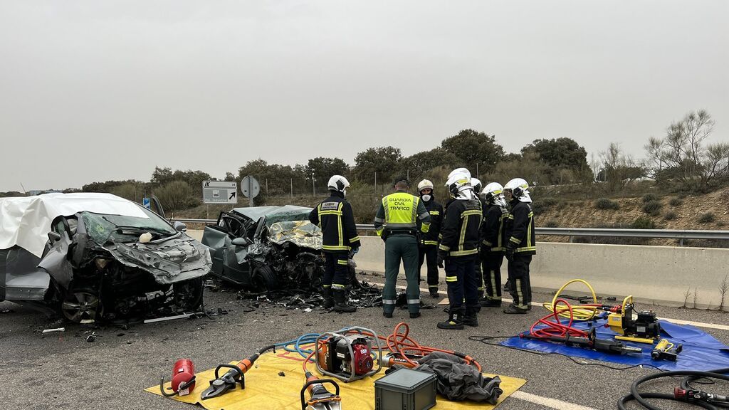 Un kamikaze muere y mata a otro conductor en un choque frontal en Madrid