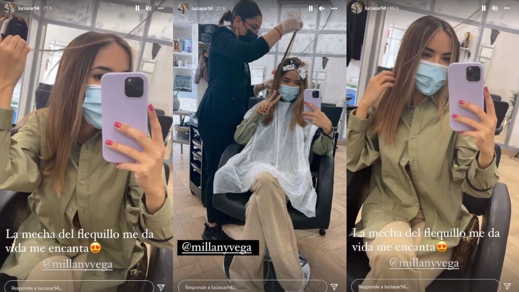 Lucía Sánchez se hace un nuevo cambio de look