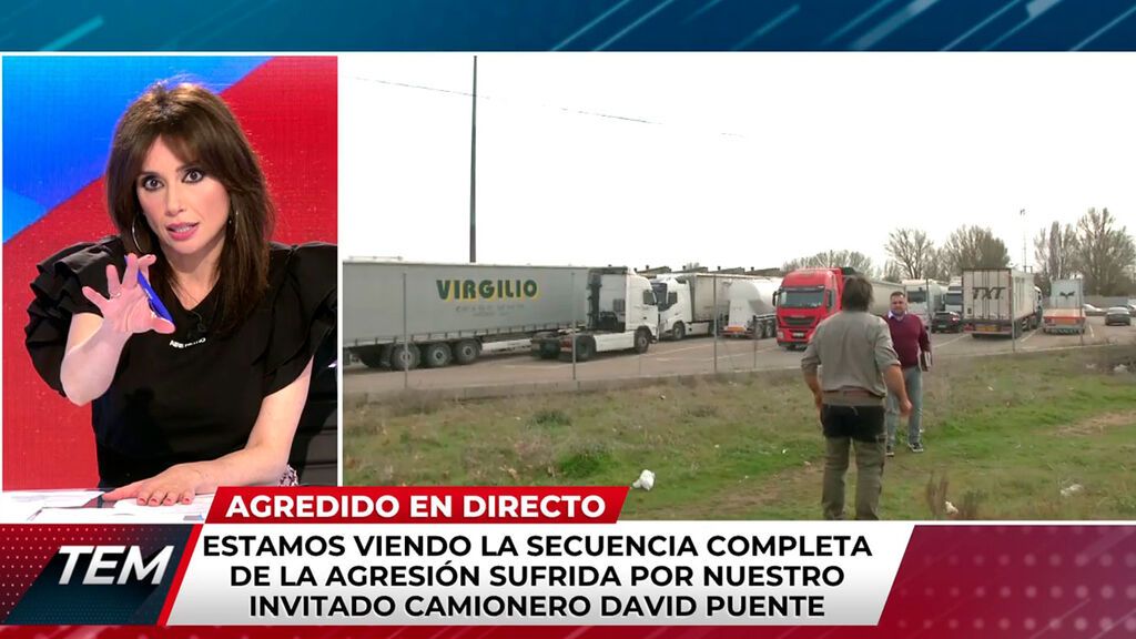 La agresión a un cámara de 'TEM' y a un camionero Todo es mentira 2022 Programa 799