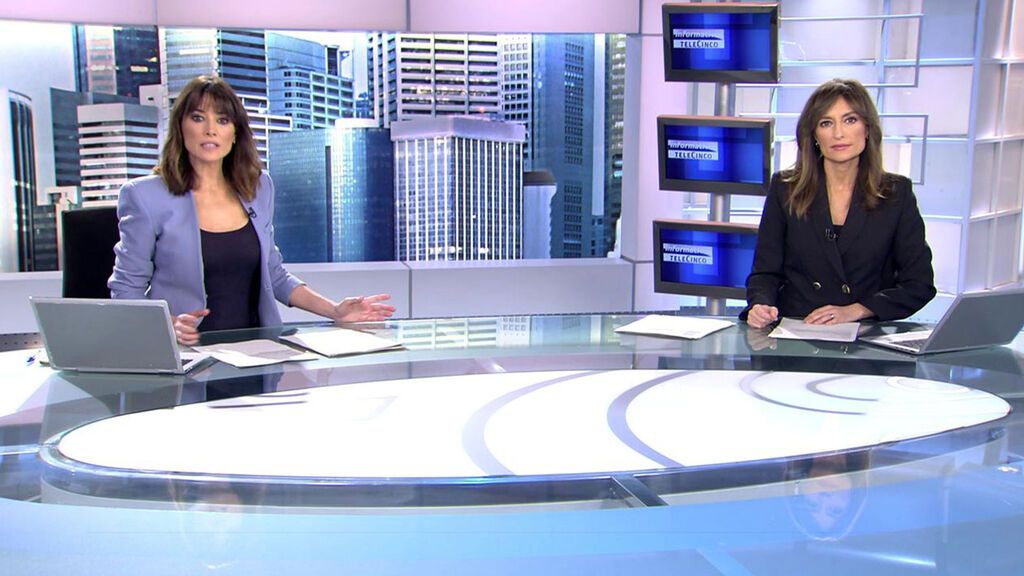 Con Arancha Morales y Leticia Iglesias Informativos Telecinco 2022 Matinal 18/03/2022