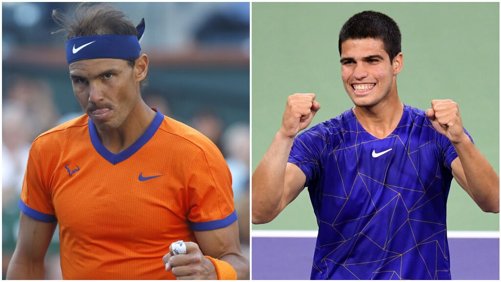 Rafa Nadal y Carlos Alcaraz se ven las caras en las semifinales de Indian Wells