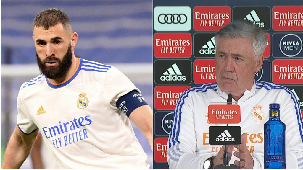 Ancelotti confirma la baja de Benzema para El Clásico: "No me preocupa que no juegue"