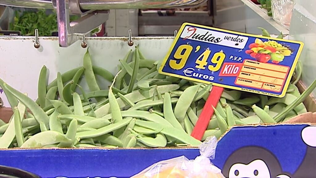 La situación en los mercados de España: menos oferta y productos más caros