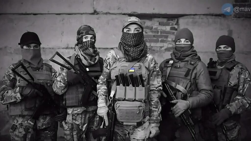 Combatientes ucranianas piden en un vídeo al pueblo bielorruso que se una contra el invasor ruso