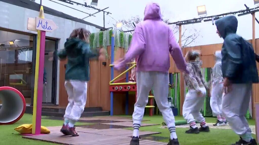 Entrenamiento bajo la lluvia