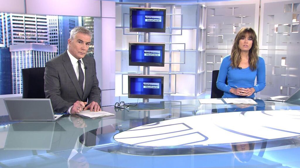 Con David Cantero e Isabel Jiménez Informativos Telecinco 2022 Mediodía 21/03/2022