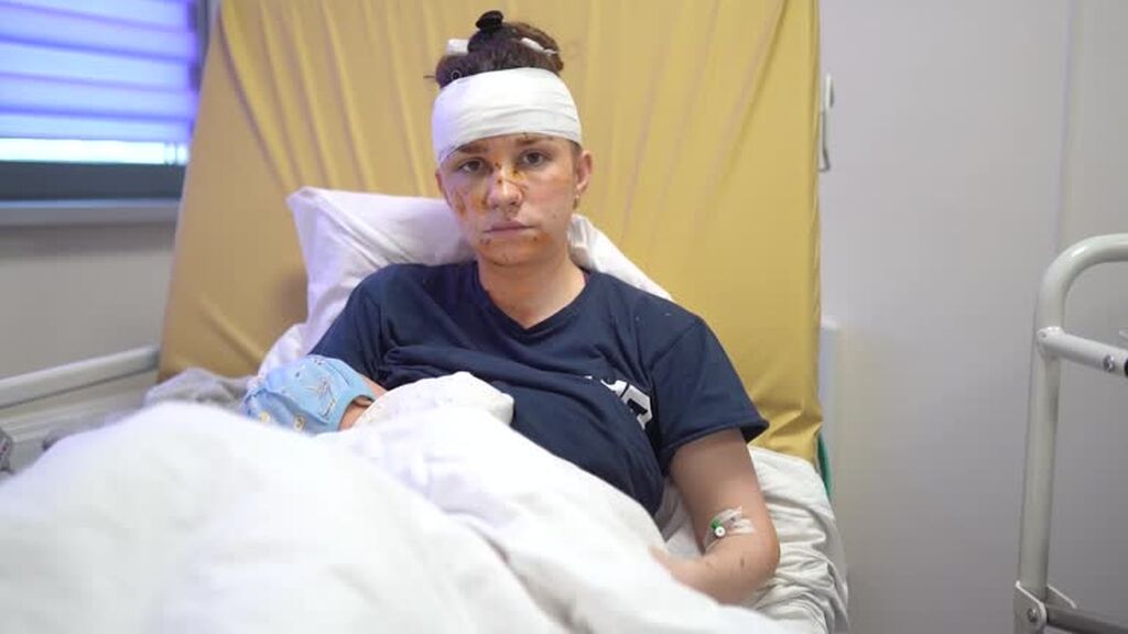 Olga, la madre ucraniana que salvó a su bebé de un bombardeo al protegerlo con su cuerpo