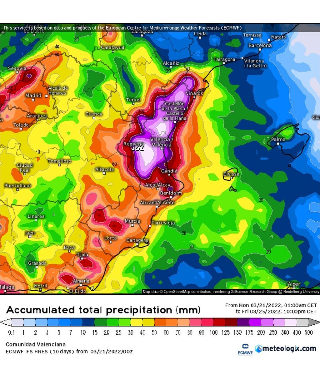 meteologix luvia