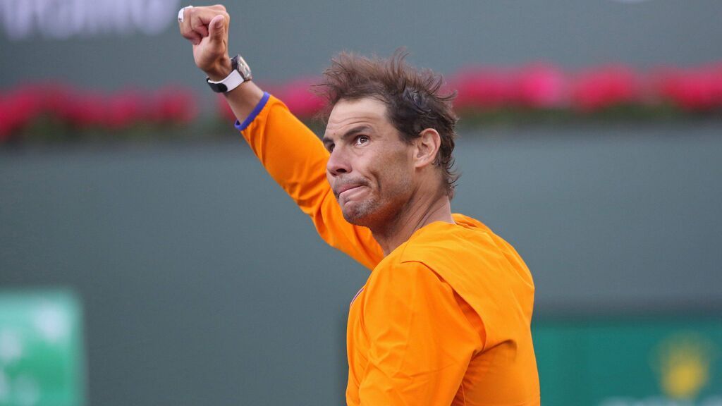 Rafa Nadal cedió su primer partido de la temporada en la final de Indian Wells.