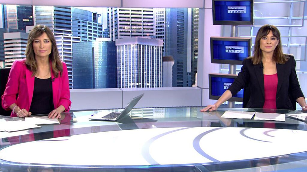 Con Arancha Morales y Leticia Iglesias Informativos Telecinco 2022 Matinal 21/03/2022