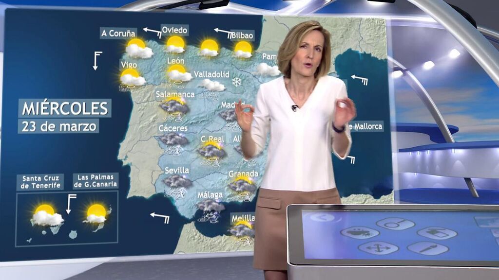 Una nueva borrasca llega el miércoles con más lluvia: el tiempo en España para el 23 de marzo