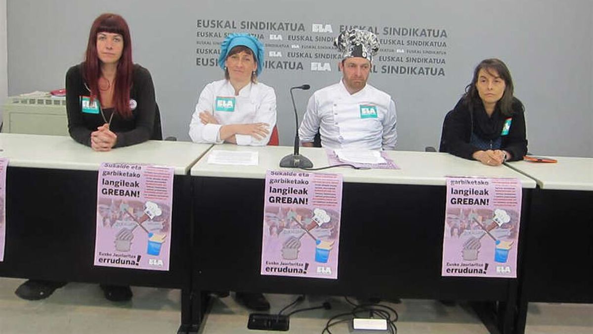 Cocinas y limpieza de la enseñanza pública vasca convocan una huelga los días 29, 30 y 31 de marzo Cocinas y limpieza de la enseñanza pública vasca convocan una huelga los días 29, 30 y 31 de marzo
