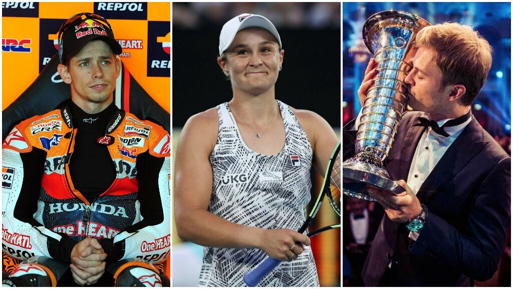 Casey Stoner, Ash Barty y Nico Rosberg, tres ejemplos de retiradas prematuras.