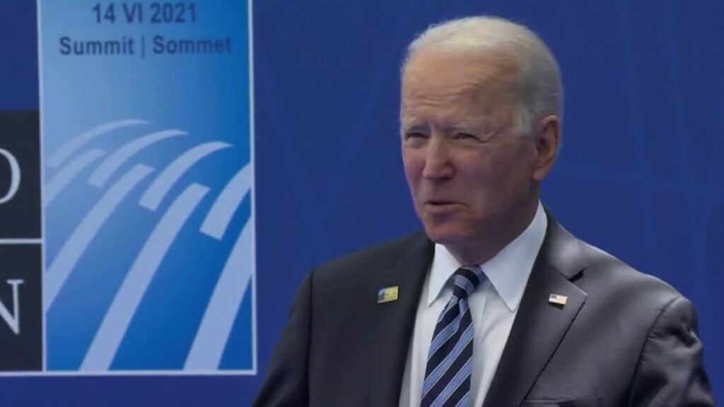 El presidente de Estados Unidos, Joe Biden, rumbo a Europa