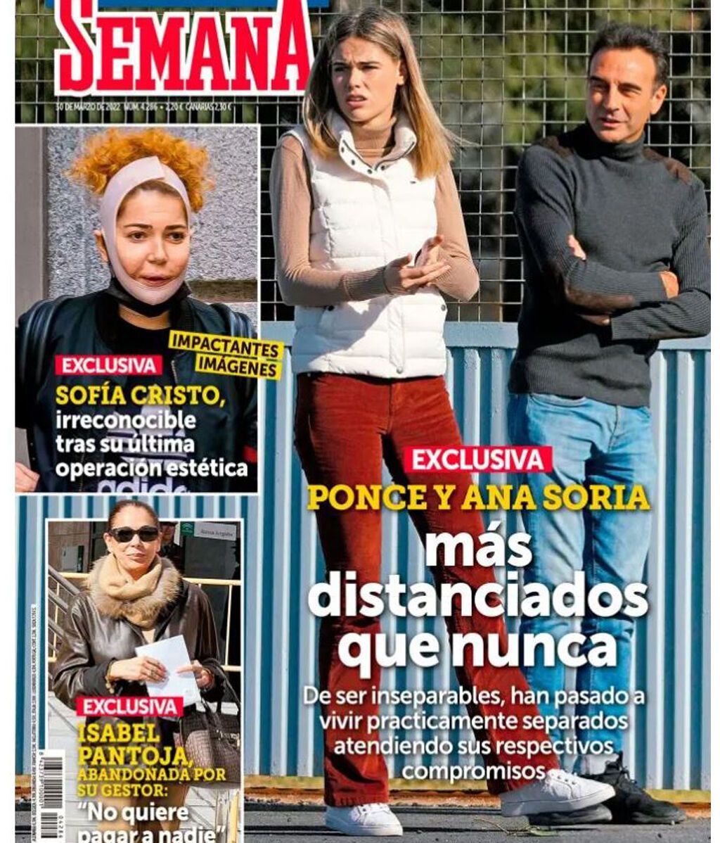 Sofía Cristo aparece irreconocible en la portada de la revista 'Semana'