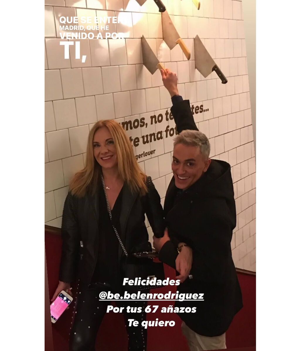 La divertida felicitación de Kiko Hernández a Belén Rodríguez