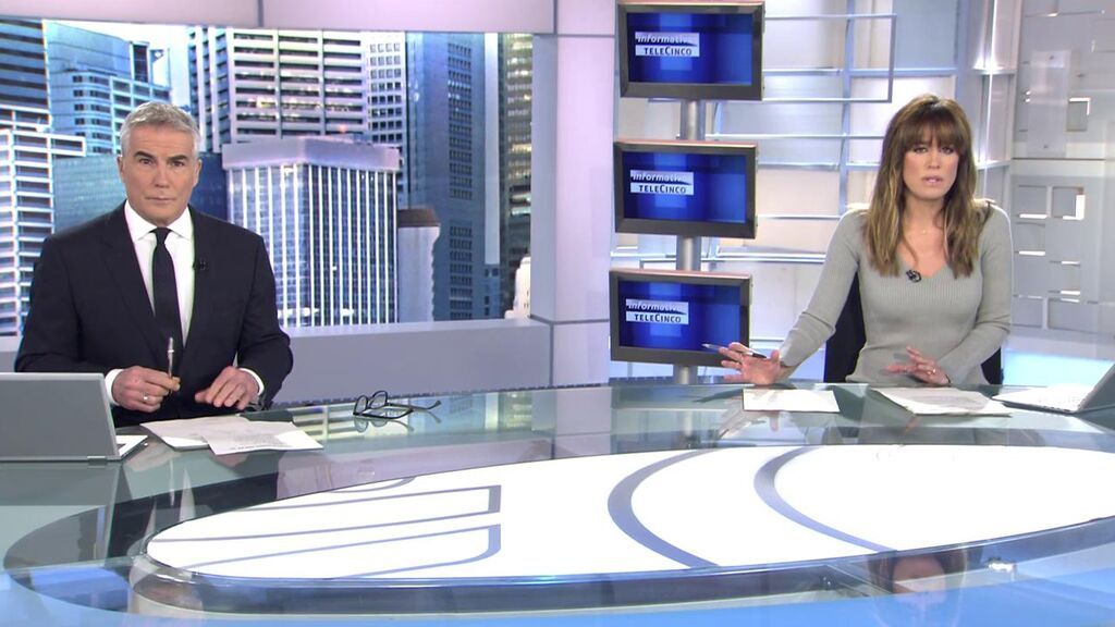 Con David Cantero e Isabel Jiménez Informativos Telecinco 2022 Mediodía 24/03/2022