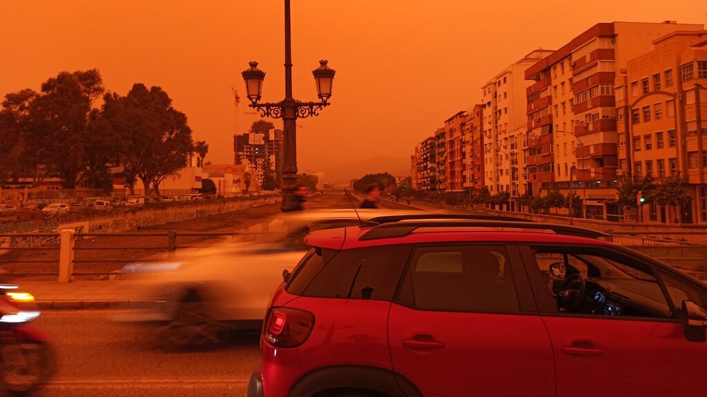 La calima vuelve a Málaga y se quedará hasta el 26 de marzo