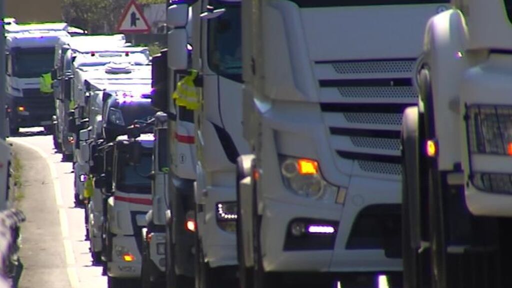 Chalecos amarillos como símbolo de la huelga del transporte