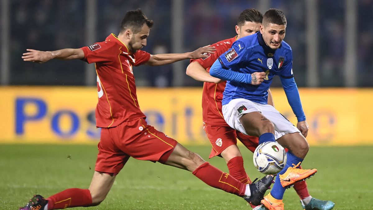 EuropaPress_4340055_24_march_2022_italy_palermo_italys_marco_verratti_and_north_macedonias EuropaPress_4340055_24_march_2022_italy_palermo_italys_marco_verratti_and_north_macedonias