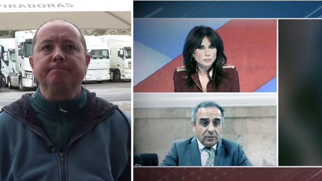 Martín Valdivia: "Hay más camiones parados por miedo que por la huelga"