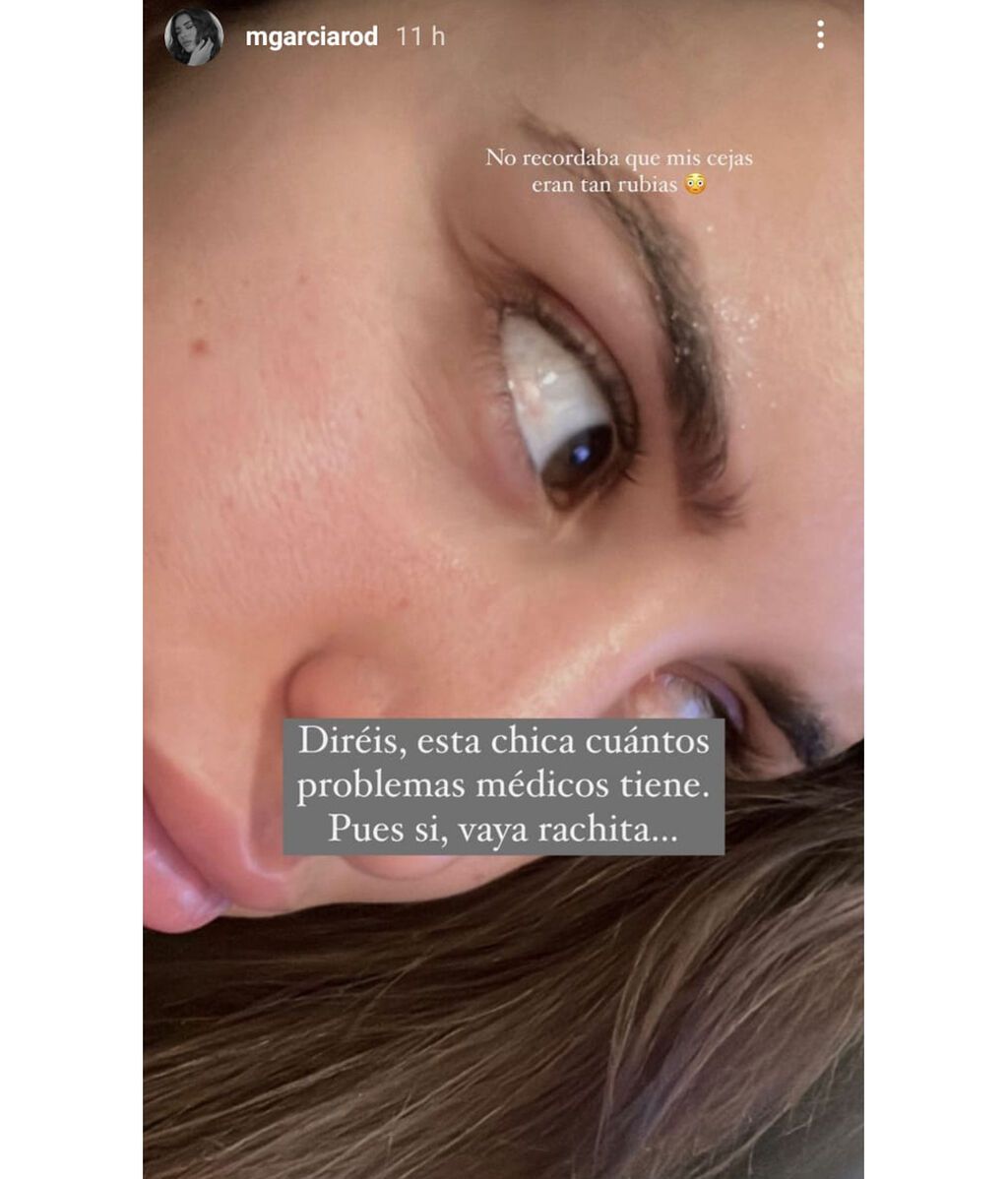 Marina García ha confesado que lleva una racha de muchas visitas a los médicos