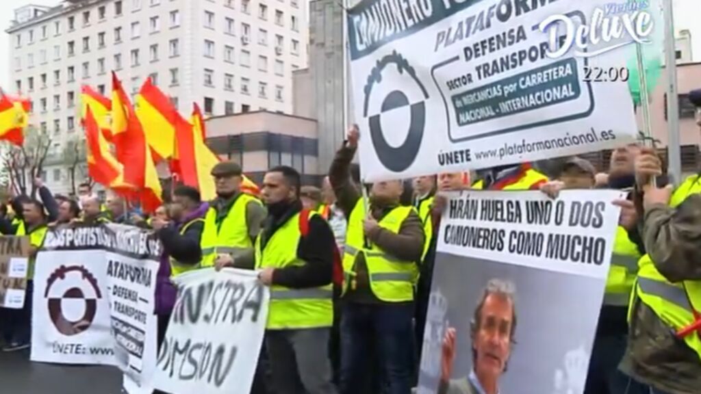 Manifestación de los transportistas en Madrid: del unos cuantos de Fernando Simón a ministra dimisión