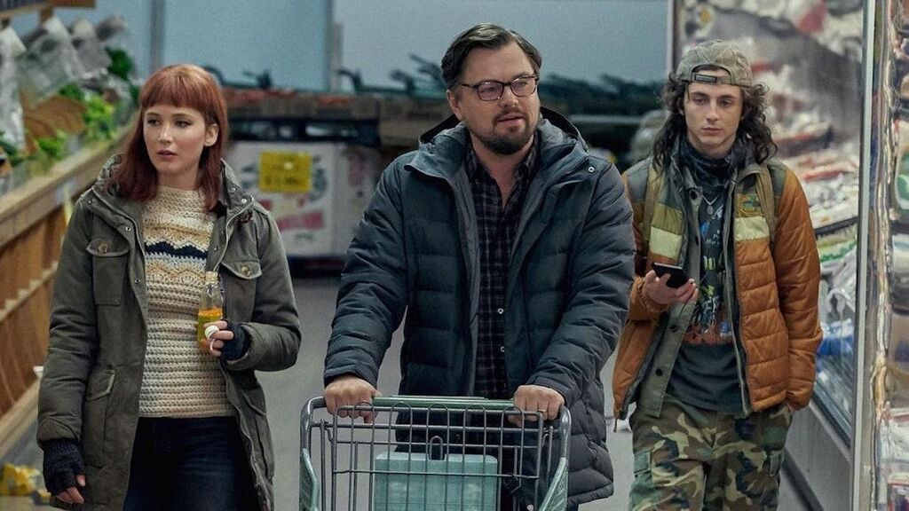 Fotograma de la película 'No mires arriba'.