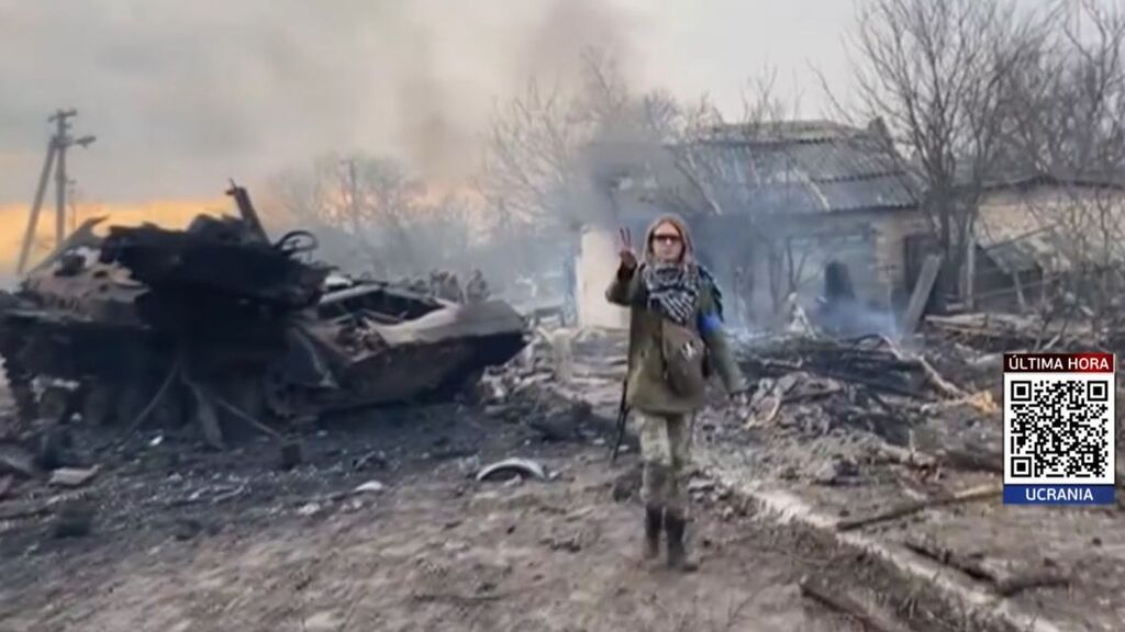 Los combatientes ucranianos plantan cara, recuperan terreno y destruyen varios blindados rusos