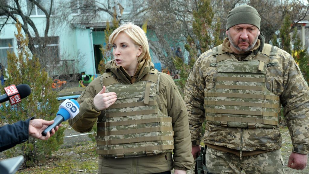 EuropaPress_4264587_19_february_2022_ukraine_stanytsia_luhanska_iryna_vereshchuk_ukrainian